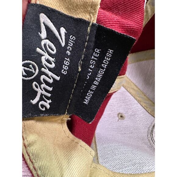 Florida Seminoles FSU Hat Mens One Size Red White Snap Back Cap Zephyr * - Picture 8 of 9